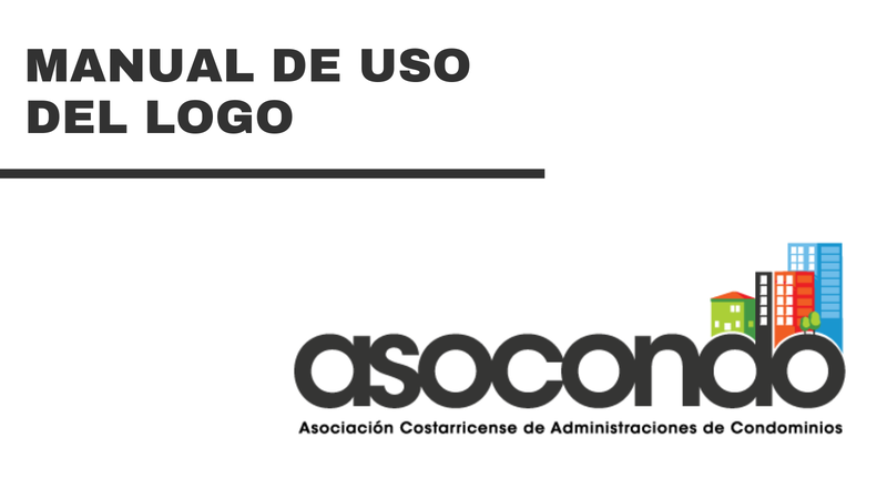 Manual de uso del logo de Asocondo